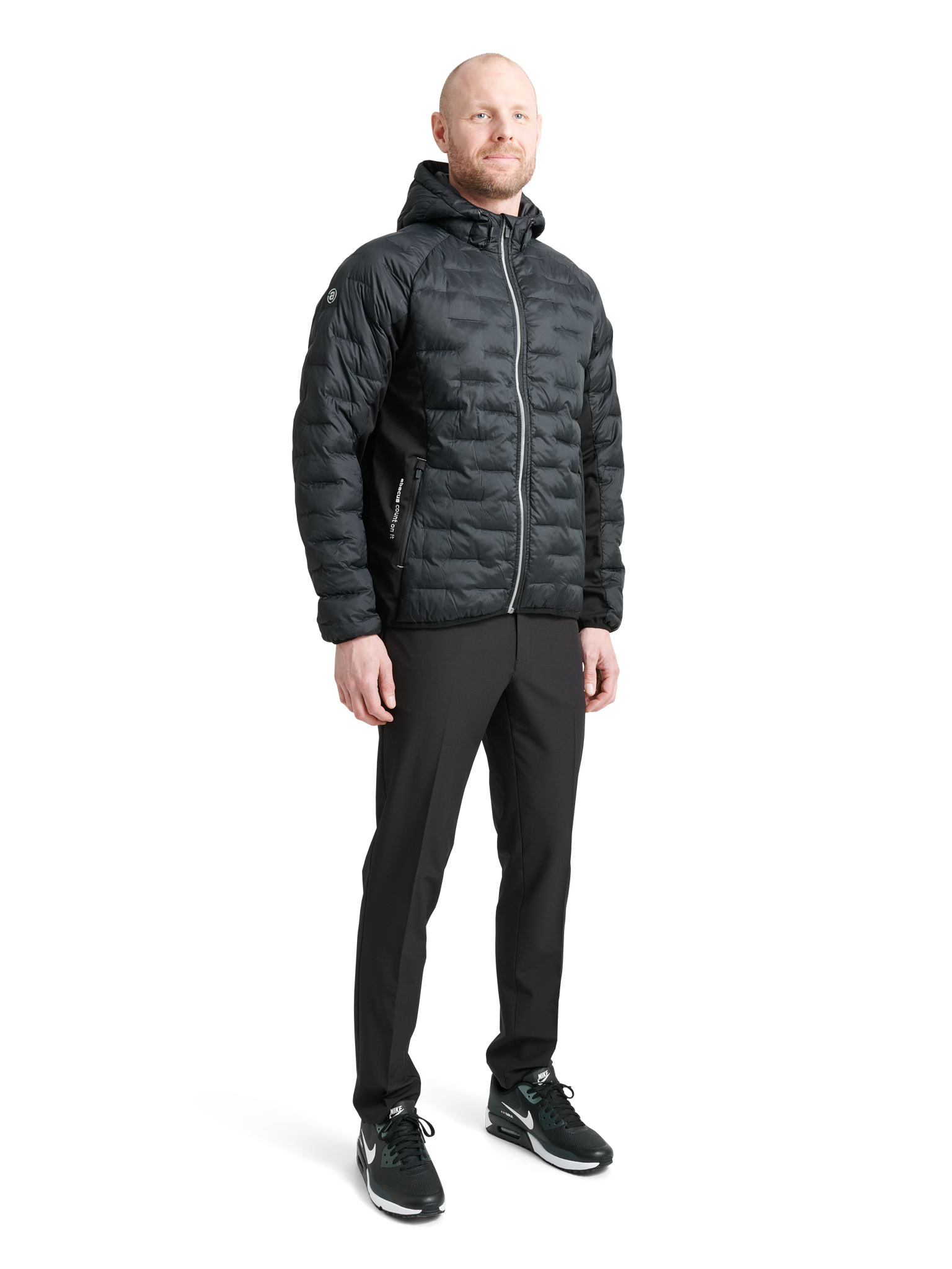 Mens Reay thermo softshell jacket - black