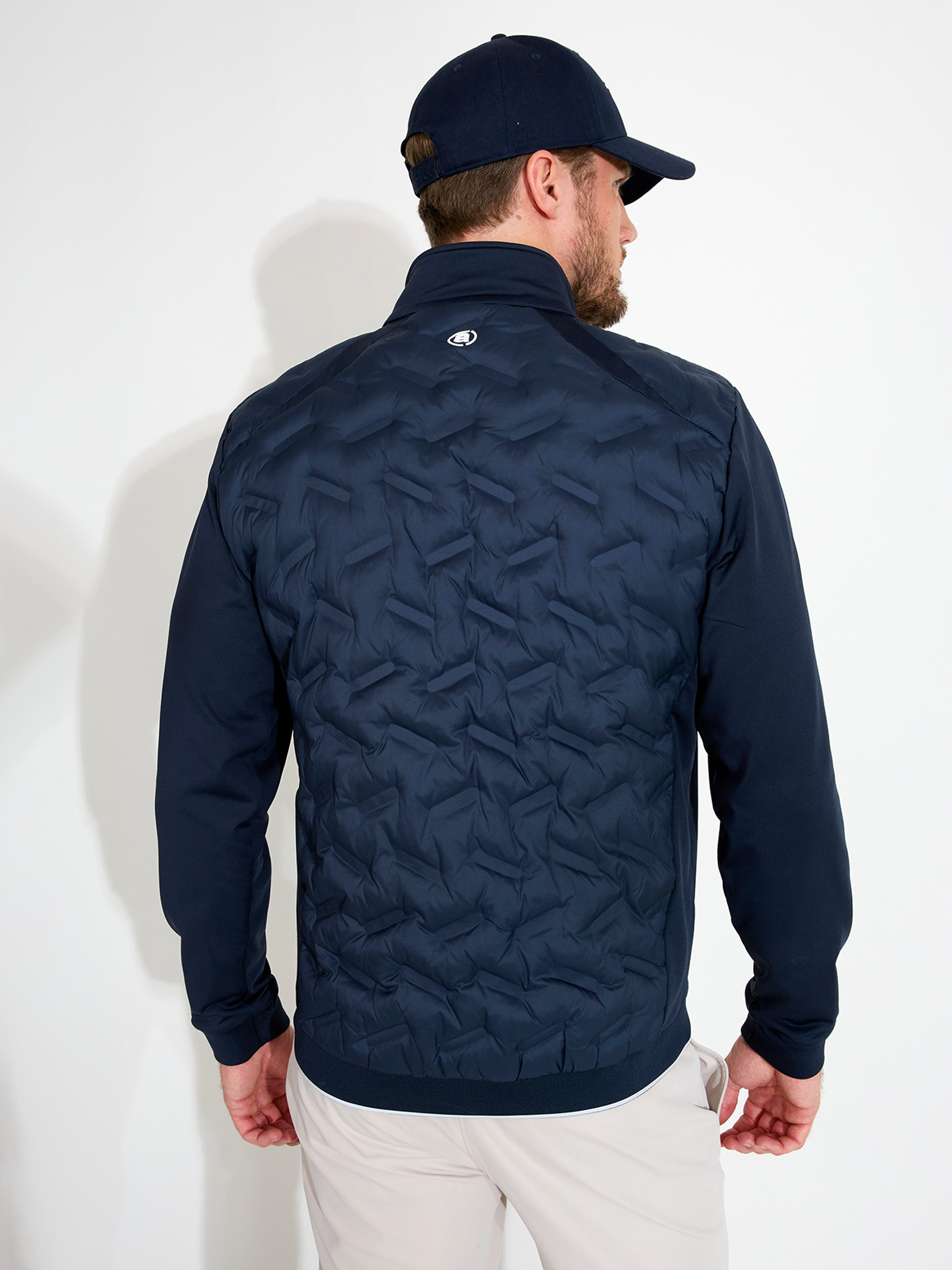 Mens Portrush hybrid jacket - navy