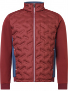 Mens Portrush hybrid jacket - cranberry Mens Portrush hybrid jacket - cranberry