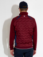 Mens Portrush hybrid jacket - cranberry Mens Portrush hybrid jacket - cranberry