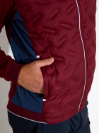Mens Portrush hybrid jacket - cranberry Mens Portrush hybrid jacket - cranberry