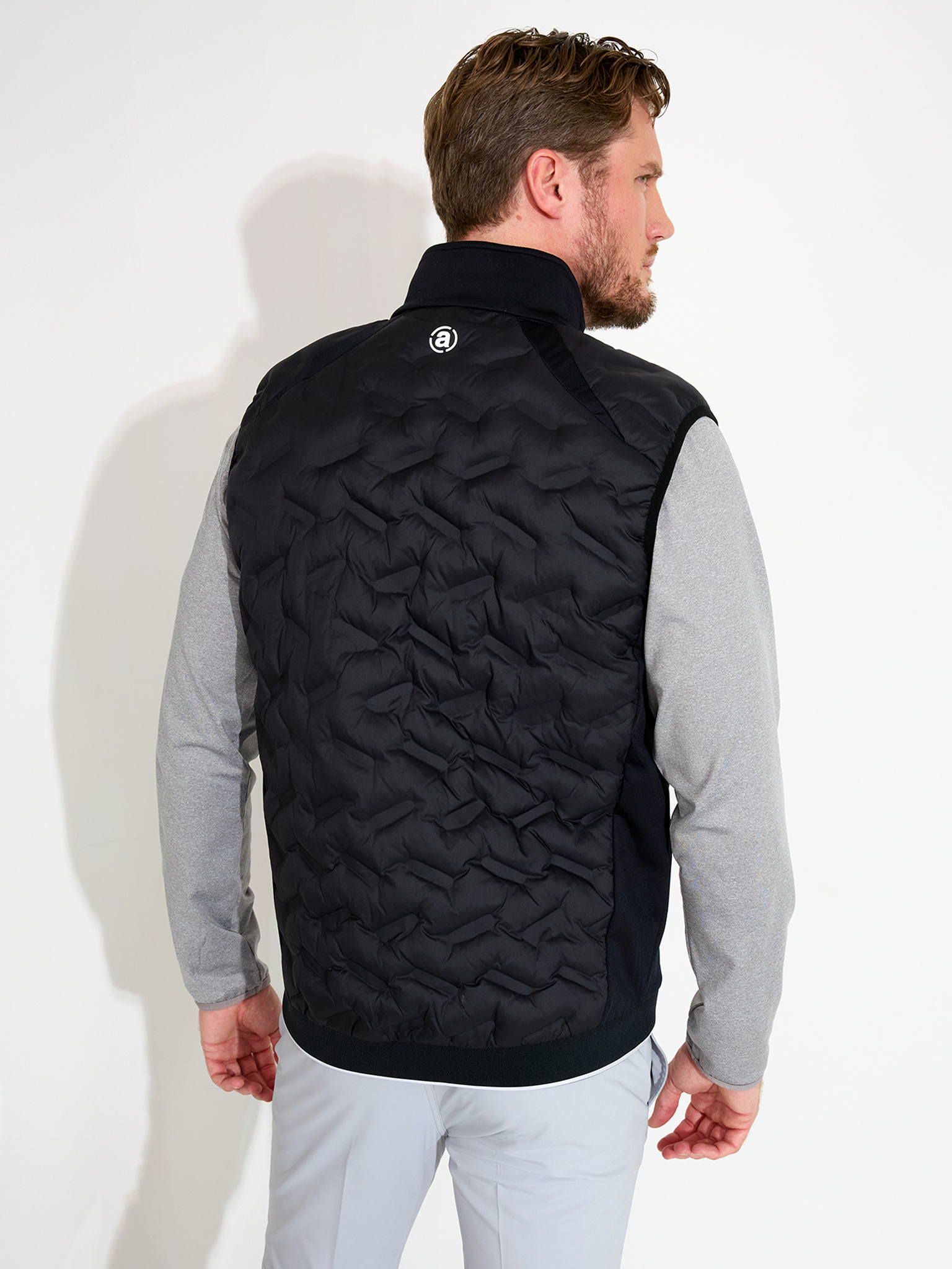 Mens Portrush hybrid vest - black
