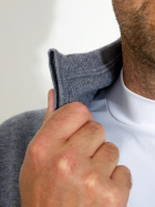 Mens Liffin knitted windstopper - greymelange Mens Liffin knitted windstopper - greymelange