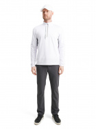 Mens Sherwood halfzip fleece - white Mens Sherwood halfzip fleece - white