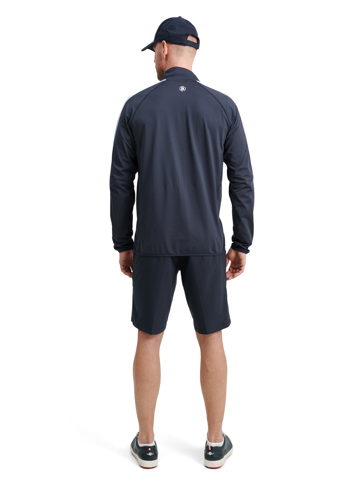 Mens Kinloch midlayer jacket - navy/skyblue