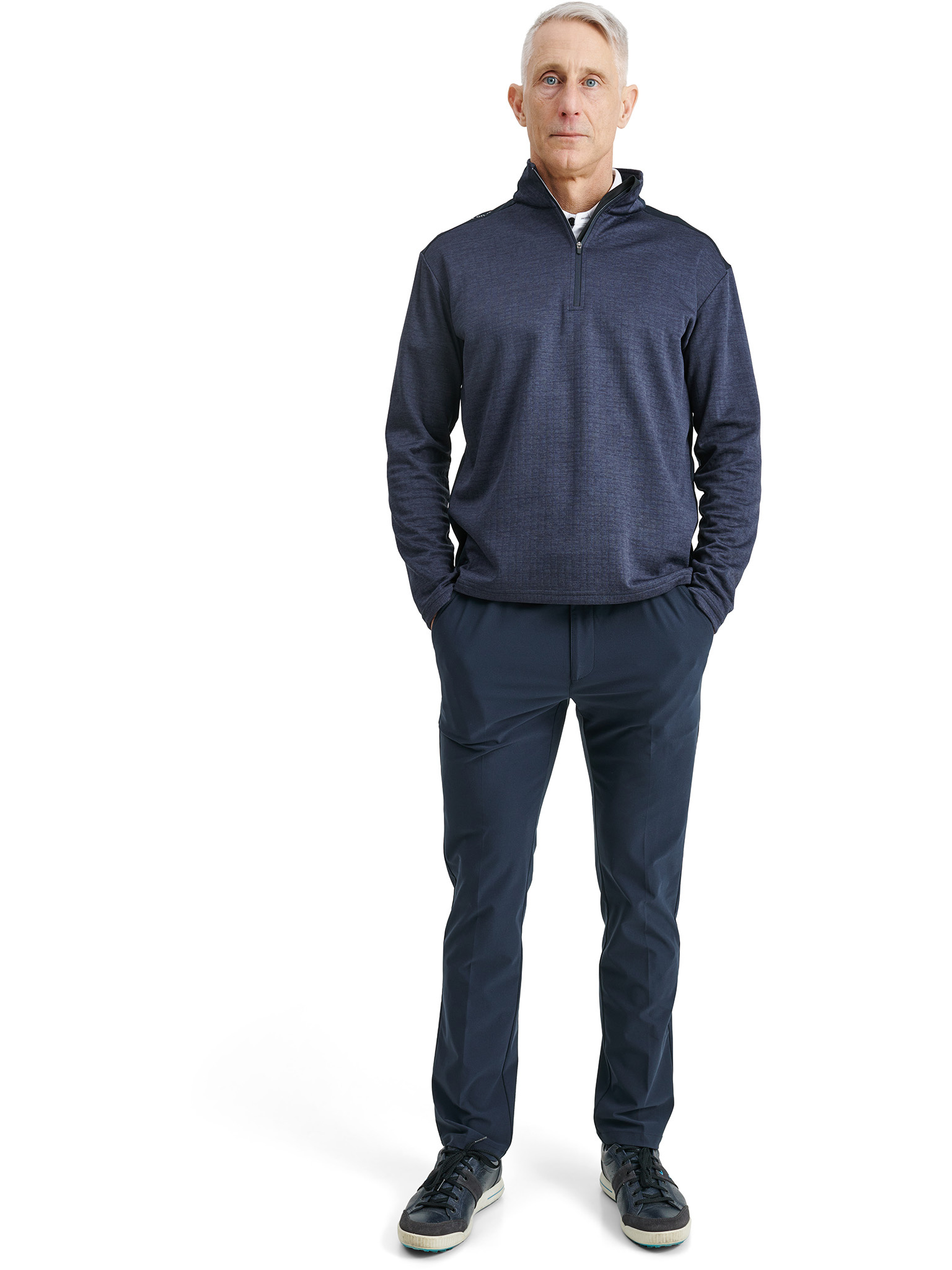 Mens Sunningdale halfzip - navy