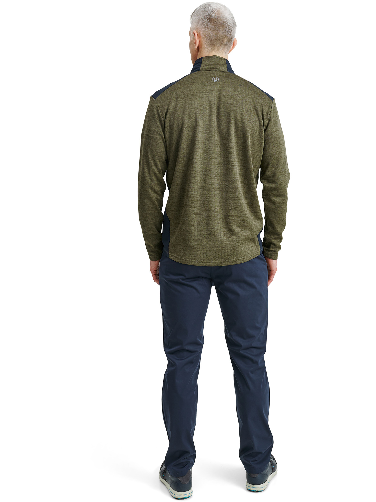 Mens Sunningdale halfzip - olive