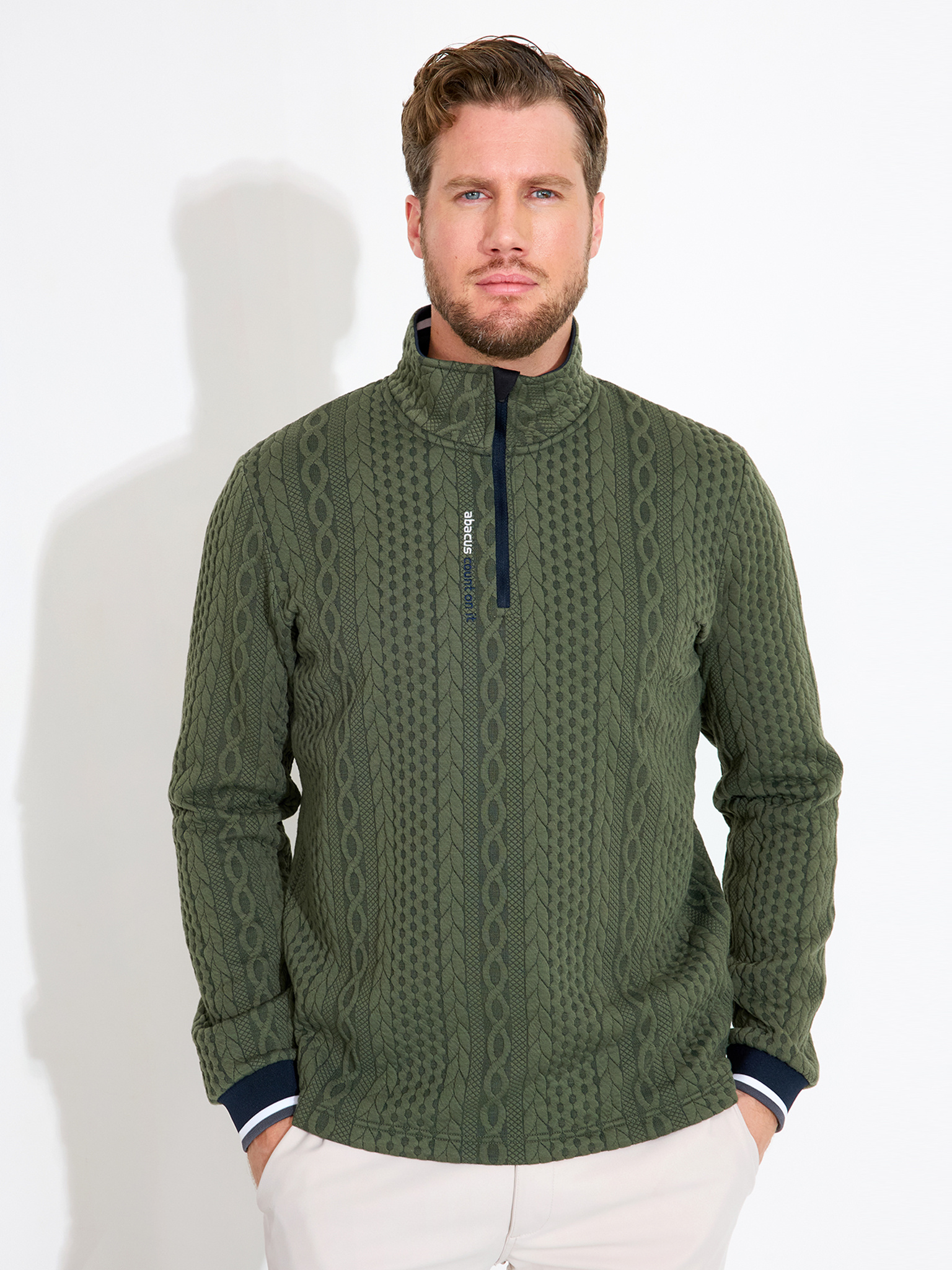 Mens Woburn midlayer - forest