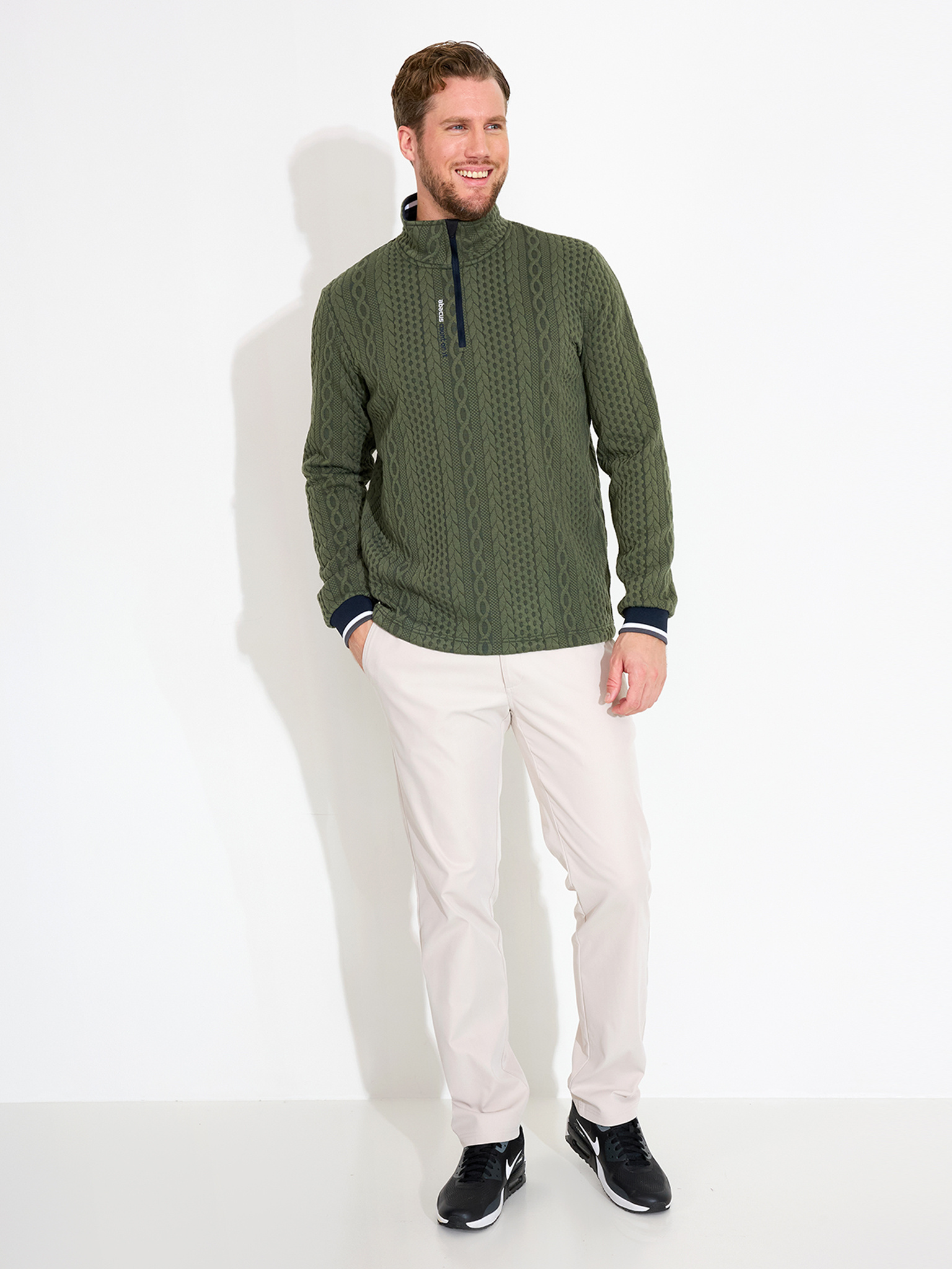 Mens Woburn midlayer - forest