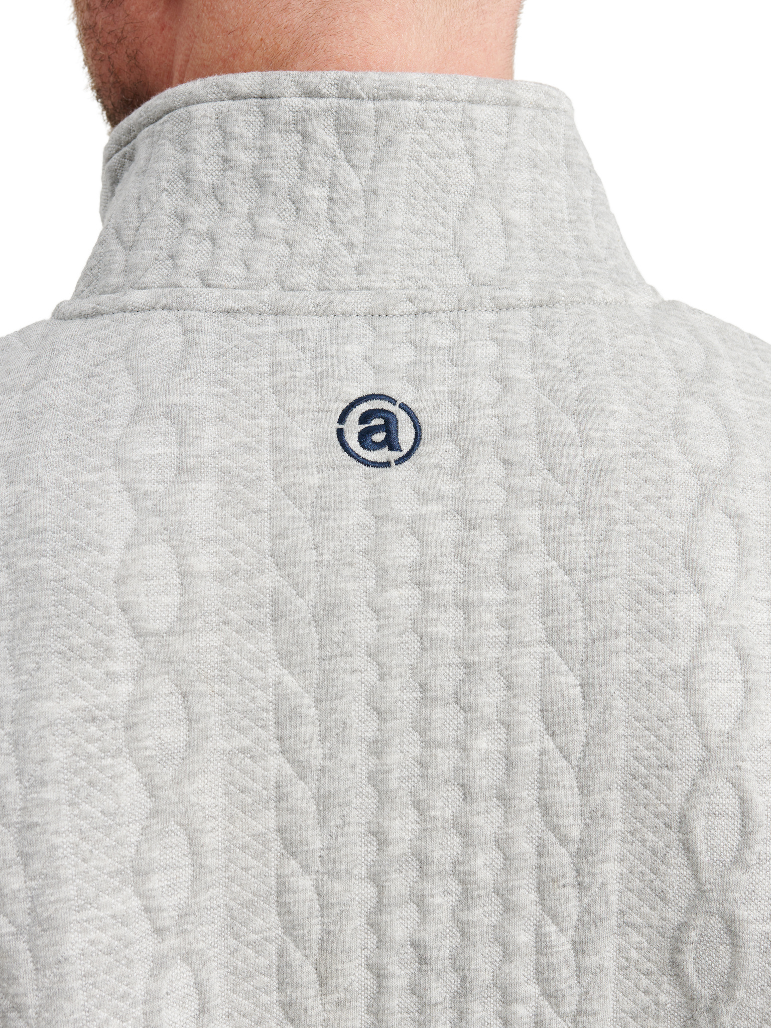 Mens Woburn midlayer - lt.greymelange