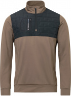 Mens Hoylake thermo midlayer - nougat Mens Hoylake thermo midlayer - nougat
