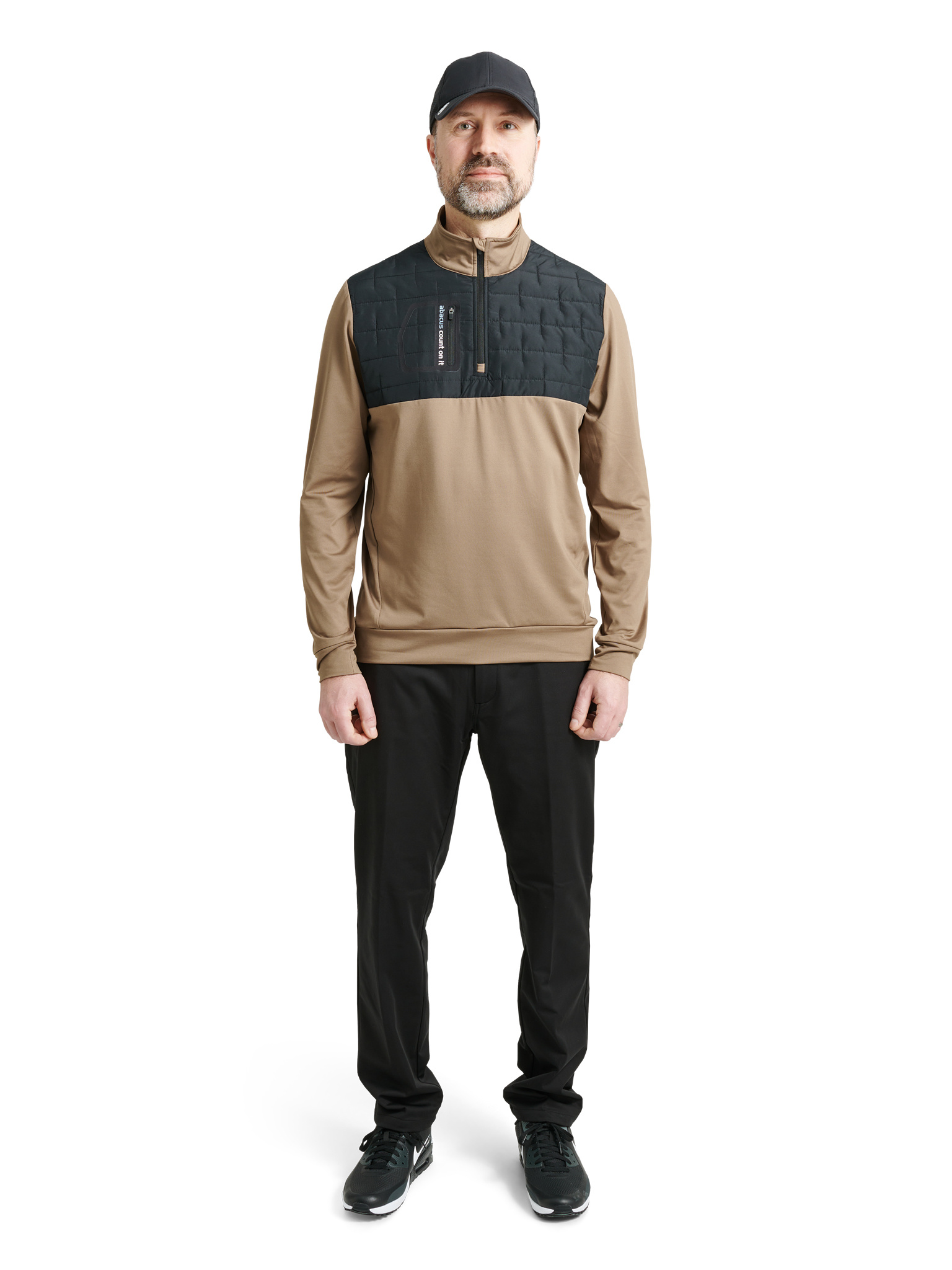 Mens Hoylake thermo midlayer - nougat