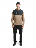 Mens Hoylake thermo midlayer - nougat Mens Hoylake thermo midlayer - nougat