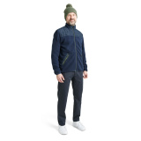 Mens Preston pile windjacket - navy Mens Preston pile windjacket - navy