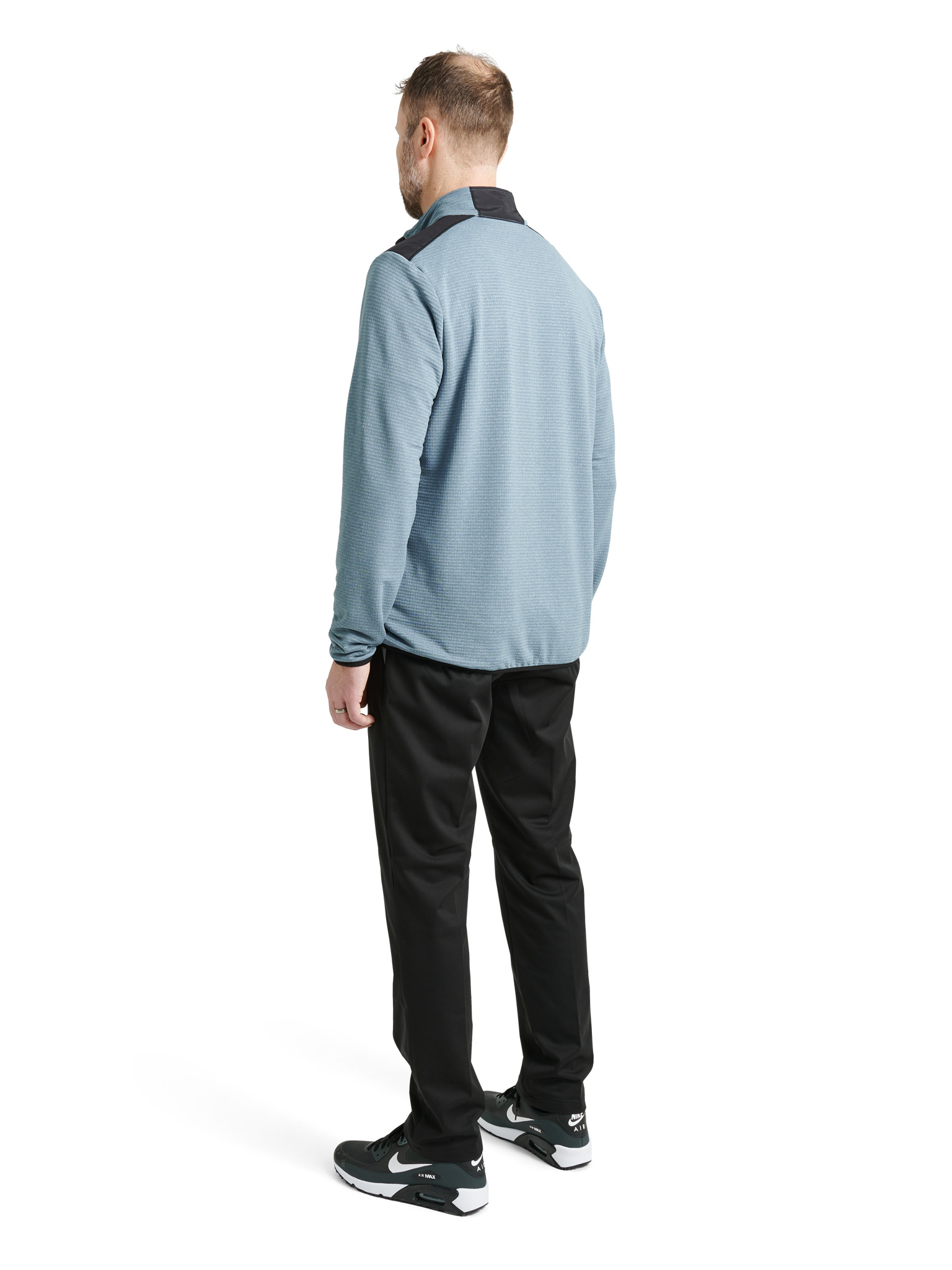 Mens Bangor midlayer - dusty blue