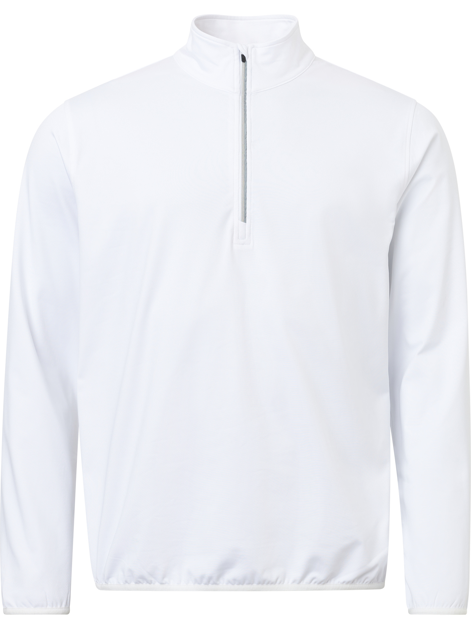 Mens Cradoc halfzip fleece - white