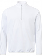 Mens Cradoc halfzip fleece - white Mens Cradoc halfzip fleece - white