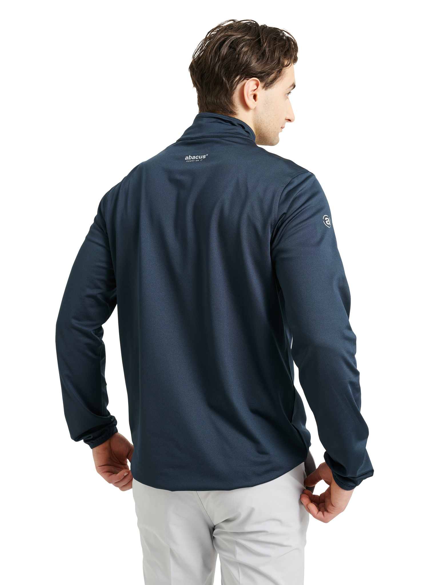 Mens Cradoc halfzip fleece - navy