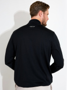 Mens Cradoc halfzip fleece - black Mens Cradoc halfzip fleece - black