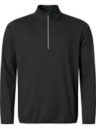 Mens Cradoc halfzip fleece - black Mens Cradoc halfzip fleece - black
