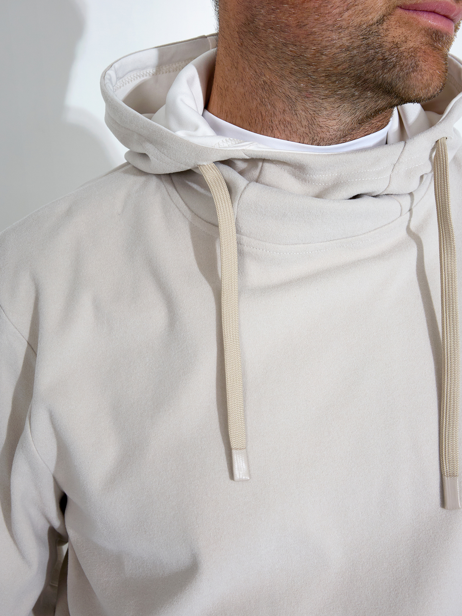 Mens Banff hoodie - clam