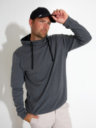 Mens Banff hoodie - dk.greymelange Mens Banff hoodie - dk.greymelange