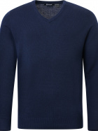 Mens Liffin V-neck pullover - navy Mens Liffin V-neck pullover - navy
