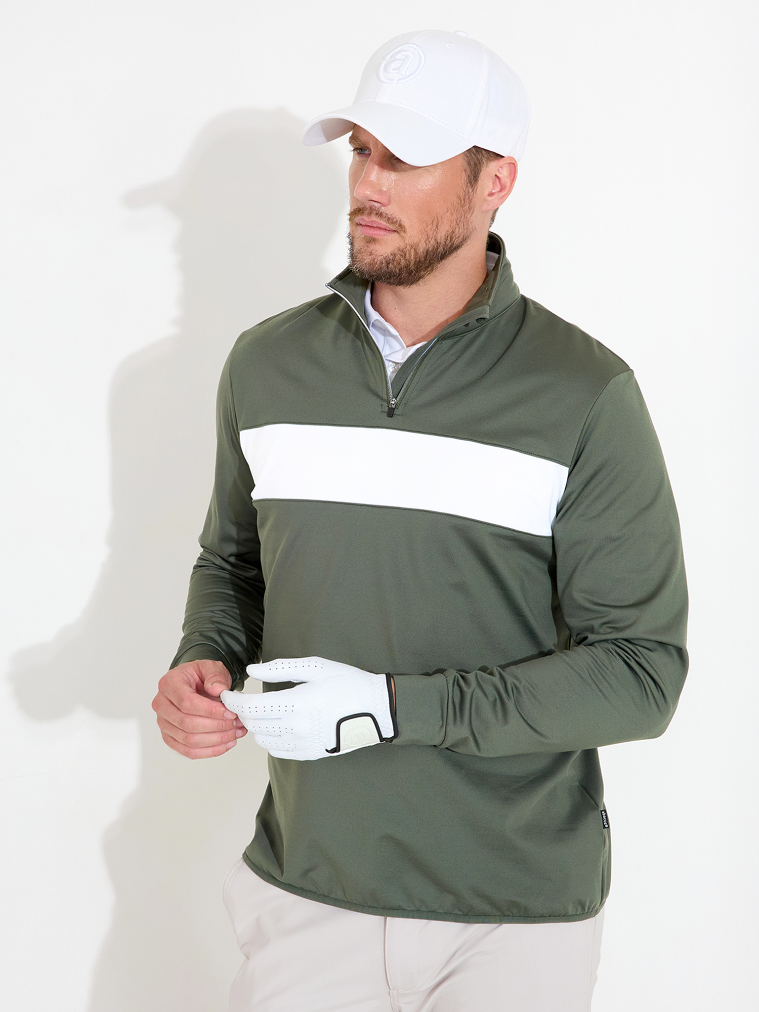 Mens Club midlayer - forest