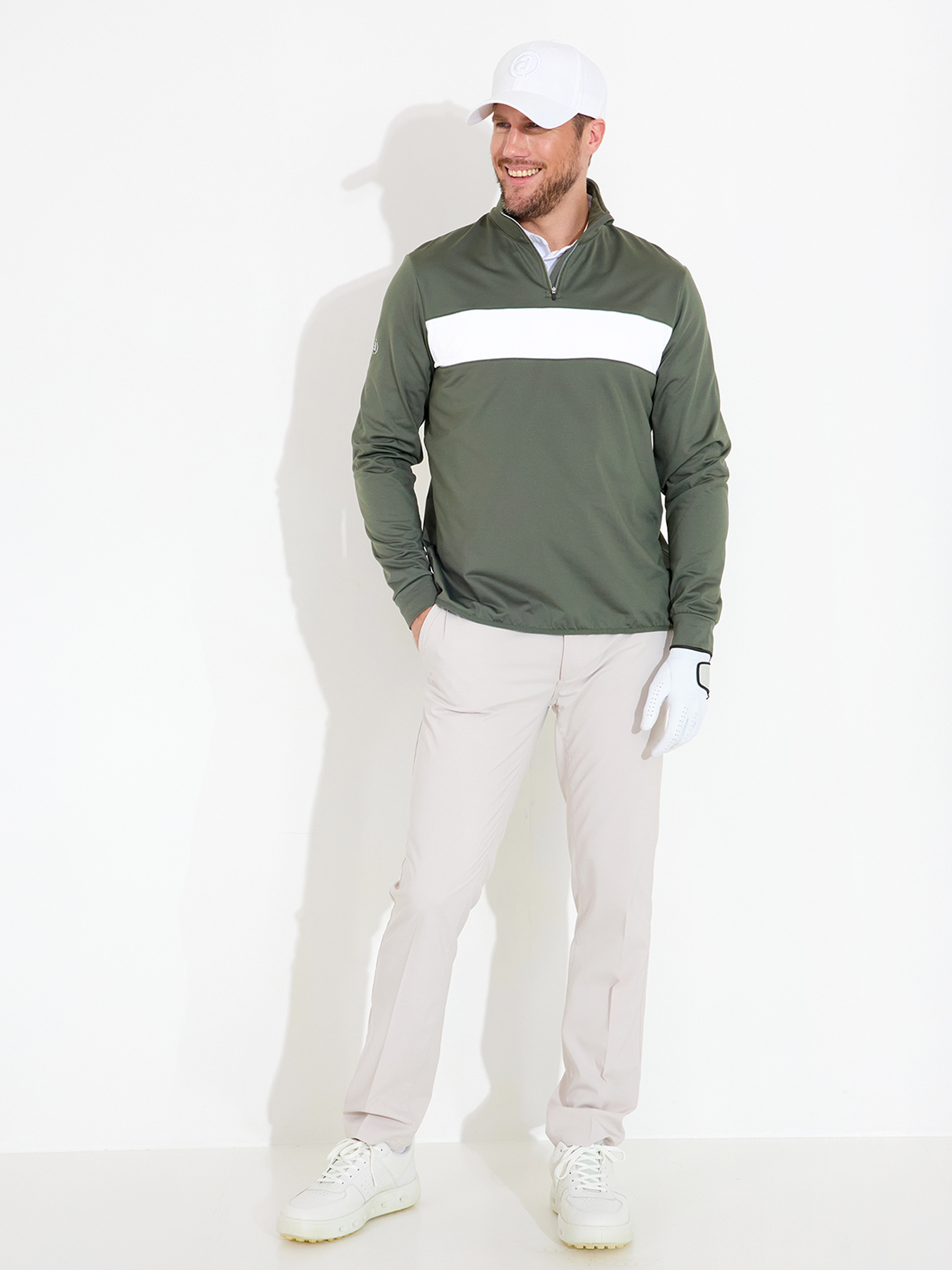 Mens Club midlayer - forest