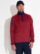 Mens Arden midlayer - cranberry Mens Arden midlayer - cranberry