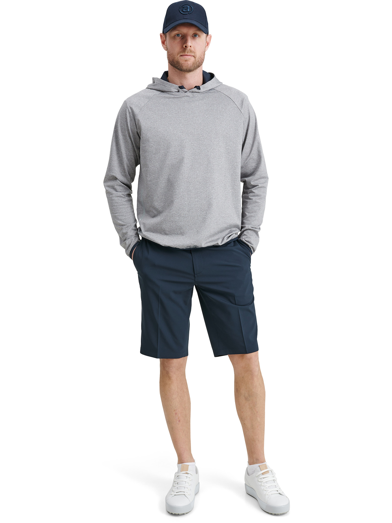 Mens Loop hoodie - lt.greymelange