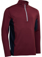 Mens Ashby halfzip - cranberry Mens Ashby halfzip - cranberry