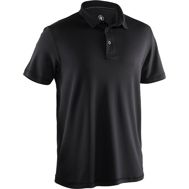 Mens Clark polo - black