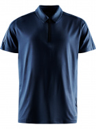 Mens Albatross polo - midnavy melange Mens Albatross polo - midnavy melange