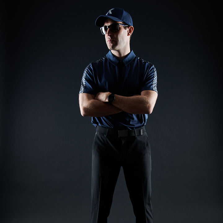 Mens Albatross polo - navy combo