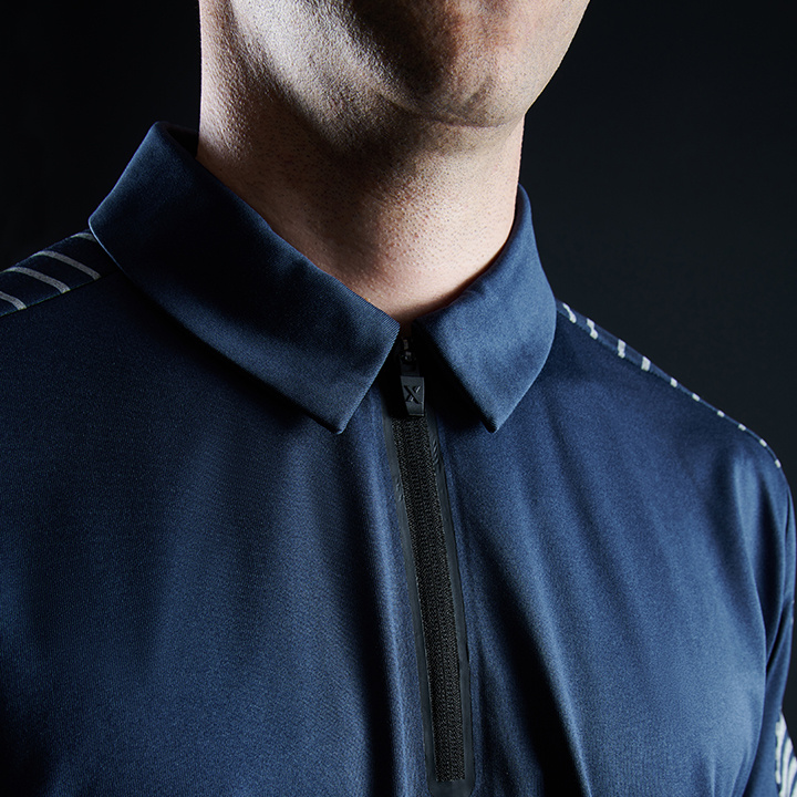 Mens Albatross polo - navy combo