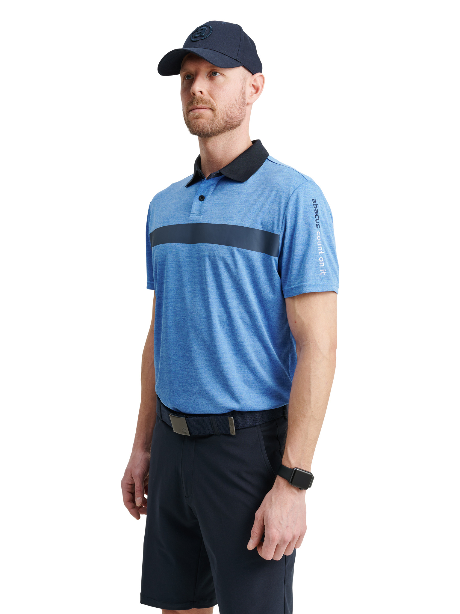 Mens Hudson drycool polo - skyblue