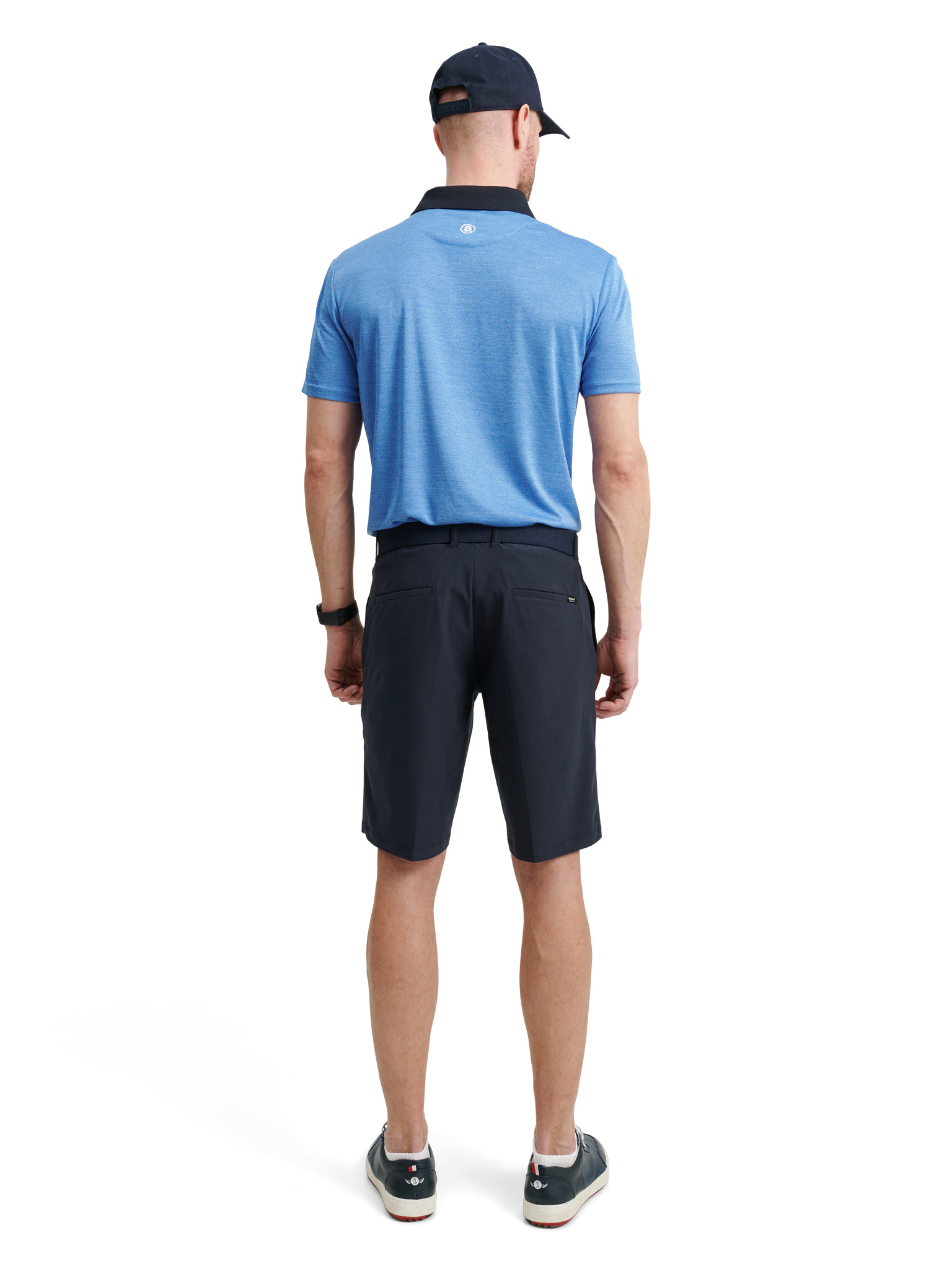 Mens Hudson drycool polo - skyblue