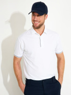 Mens Pikewood drycool polo - white Mens Pikewood drycool polo - white