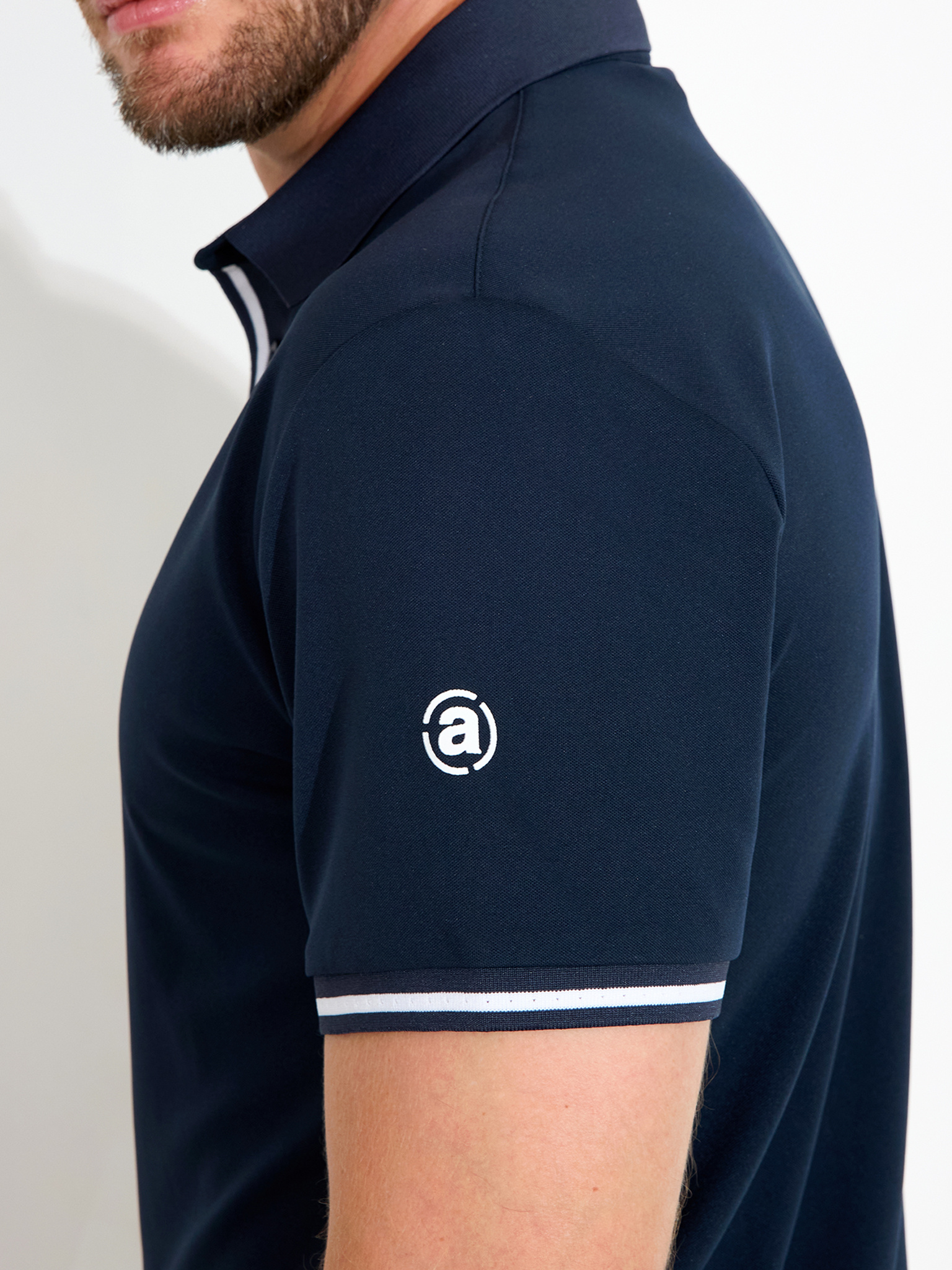 Mens Pikewood drycool polo - navy