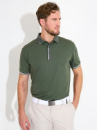 Mens Pikewood drycool polo - forest Mens Pikewood drycool polo - forest