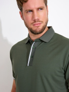 Mens Pikewood drycool polo - forest Mens Pikewood drycool polo - forest