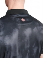 Mens Lahinch drycool polo - black/grey Mens Lahinch drycool polo - black/grey