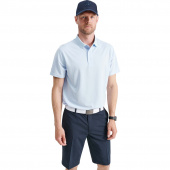 Mens Cray drycool polo - lt.blue