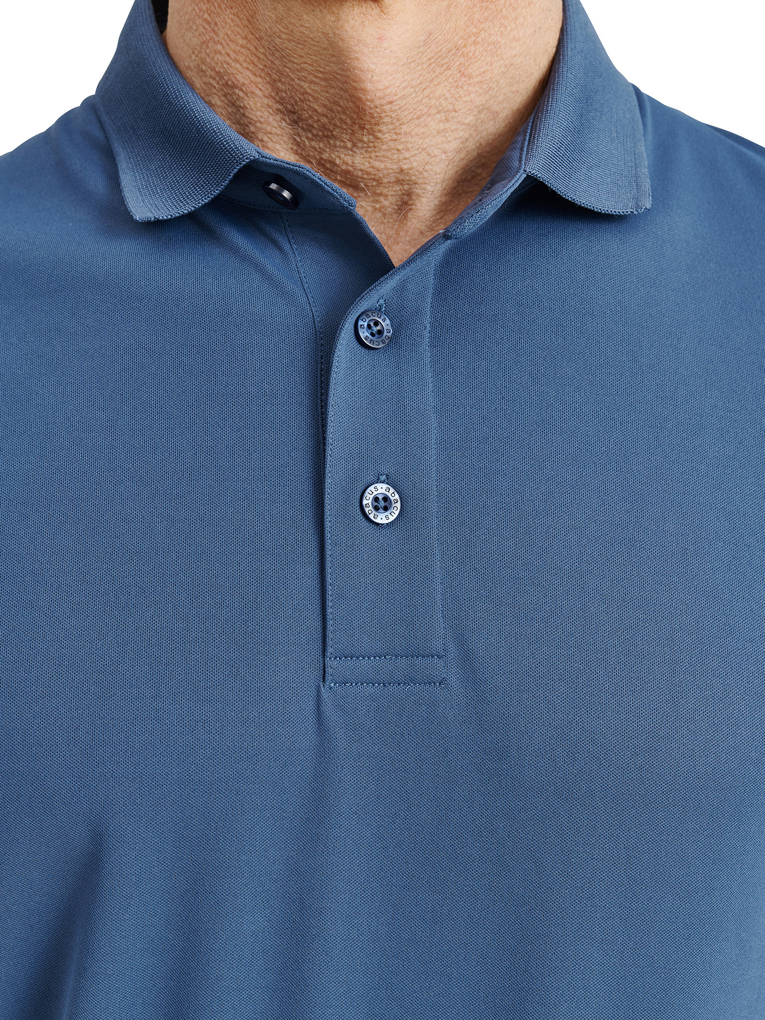 Mens Cray drycool polo - steelblue