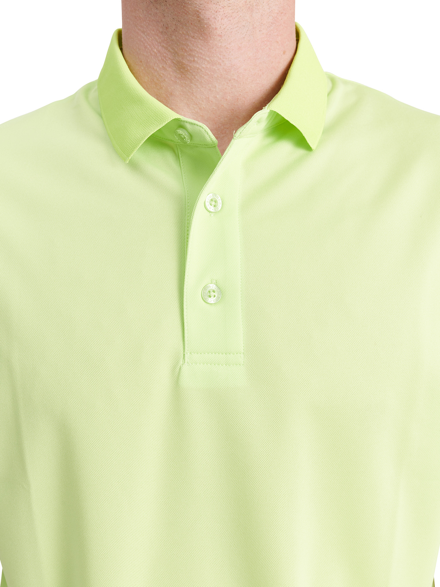 Mens Cray drycool polo - lime
