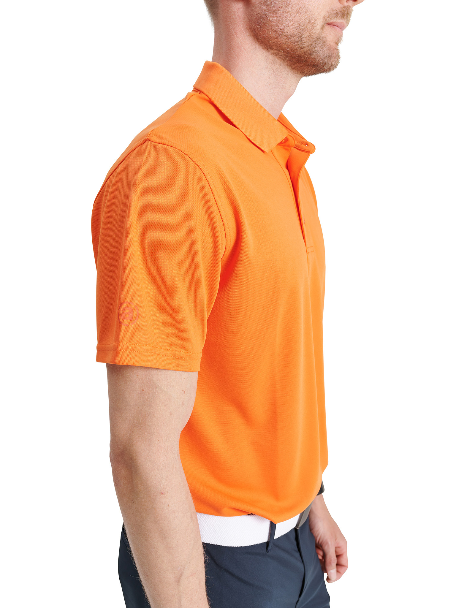 Mens Cray drycool polo - orange