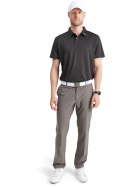 Mens Kauri polo - black Mens Kauri polo - black