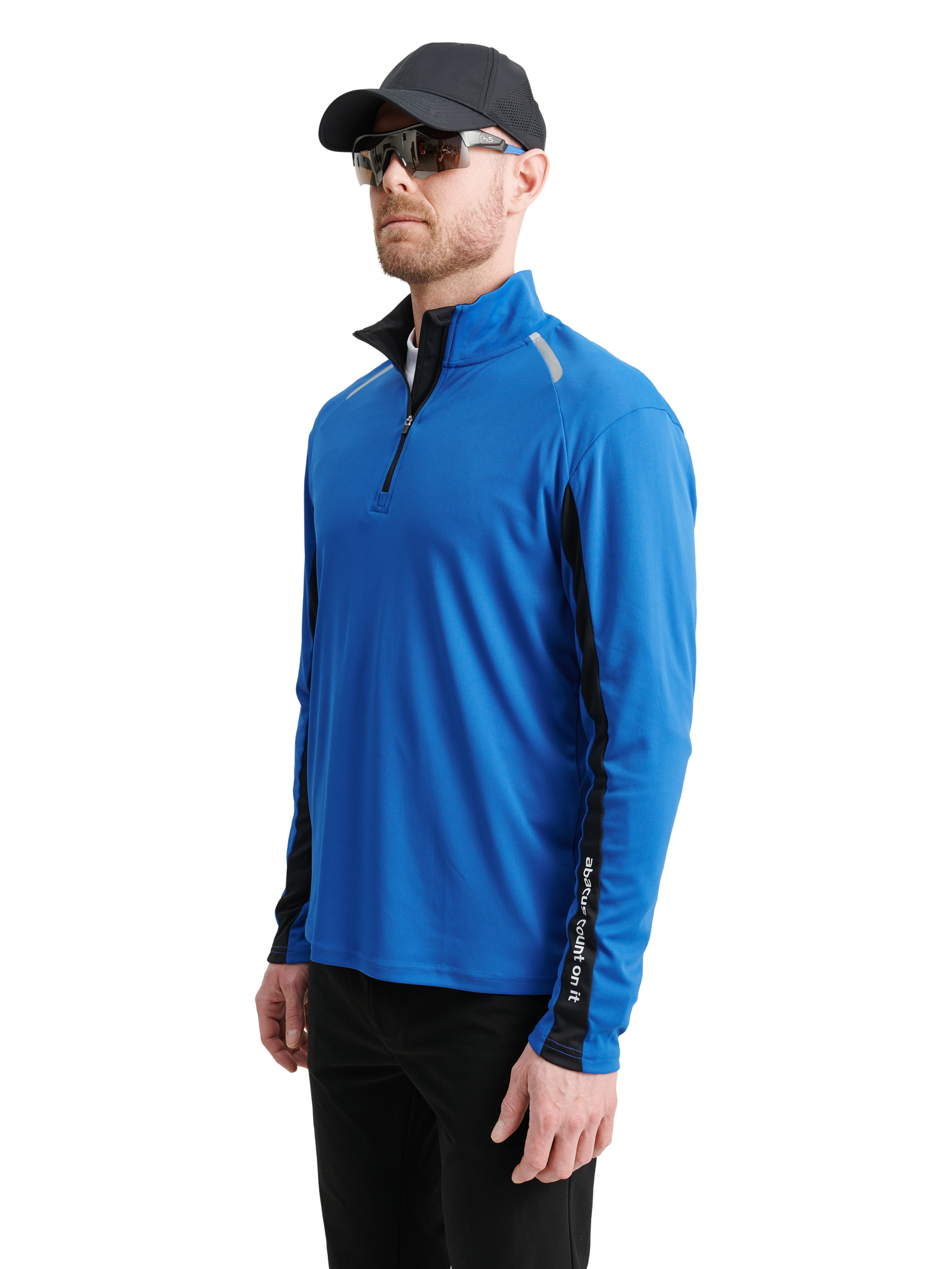 Mens Cypress longsleeve - dk.cobalt/black