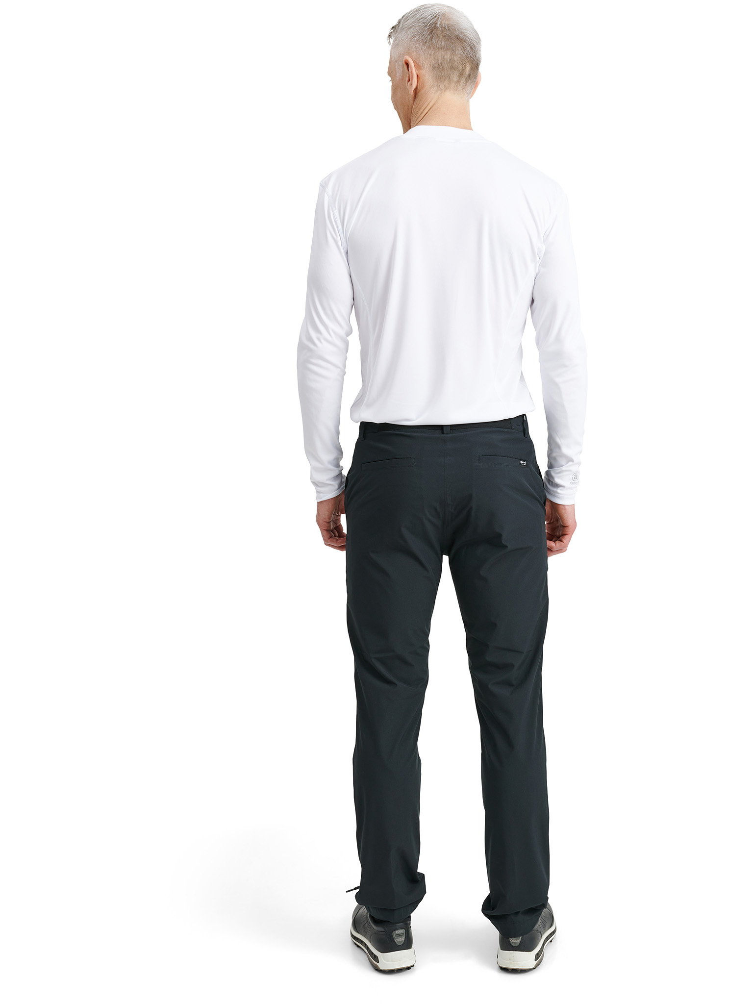 Mens Spin longsleeve - white